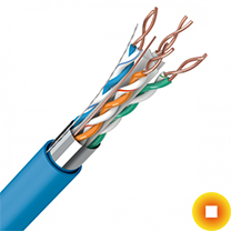 Сетевой кабель экранированный 1,01х8 мм S/UTP Cu Stranded PVC