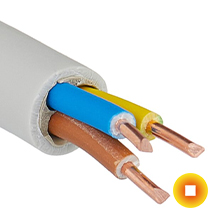 Сетевой кабель многожильный 0,7х8 мм S/FTP Cu Stranded PVC
