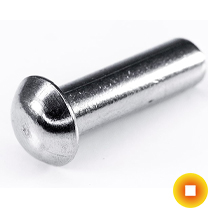 Заклёпки алюминиевые для металла 3х5 мм В65 ГОСТ 12641-80